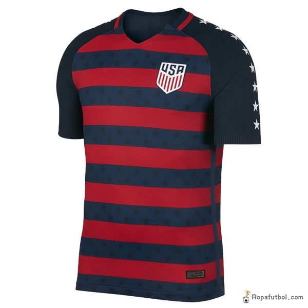 Camiseta Entrenamiento Estados Unidos 2017 Rojo Azul